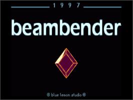 Title screen of Beambender on the Commodore Amiga.