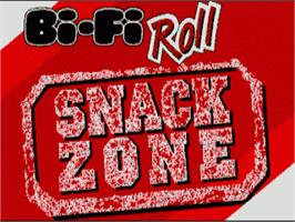 Title screen of Bi-fi Roll - Snackzone on the Commodore Amiga.