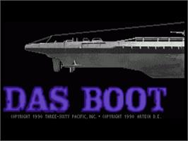 Title screen of Boot, Das on the Commodore Amiga.