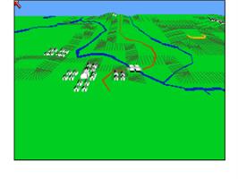 Title screen of Borodino on the Commodore Amiga.