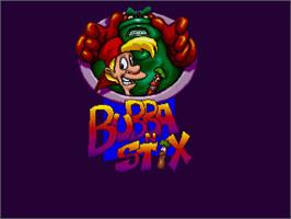 Title screen of Bubba 'n' Stix on the Commodore Amiga.