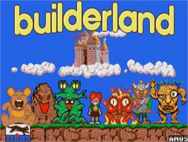 Title screen of Builderland on the Commodore Amiga.