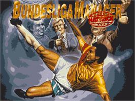 Title screen of Bundesliga Manager Hattrick on the Commodore Amiga.