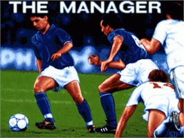 Title screen of Bundesliga Manager Professional on the Commodore Amiga.