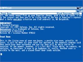 Title screen of Bureaucracy on the Commodore Amiga.