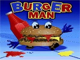 Title screen of Burger Man on the Commodore Amiga.