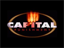 Title screen of Capital Punishment on the Commodore Amiga.