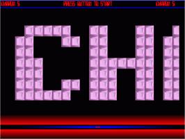 Title screen of Charon 5 on the Commodore Amiga.