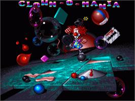 Title screen of Clown 'o' Mania on the Commodore Amiga.