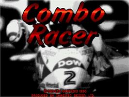 Title screen of Combo Racer on the Commodore Amiga.
