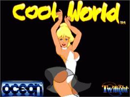 Title screen of Cool World on the Commodore Amiga.