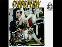 Title screen of Corruption on the Commodore Amiga.