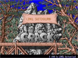 Title screen of Crack on the Commodore Amiga.