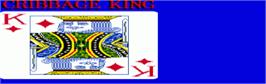 Title screen of Cribbage King / Gin King on the Commodore Amiga.