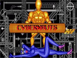 Title screen of Cybernauts on the Commodore Amiga.