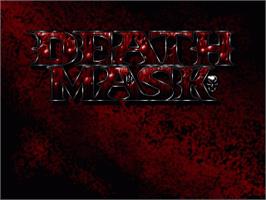 Title screen of Death Mask on the Commodore Amiga.