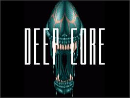 Title screen of Deep Core on the Commodore Amiga.