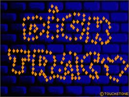 Title screen of Dick Tracy on the Commodore Amiga.