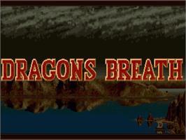 Title screen of Dragons Breath on the Commodore Amiga.