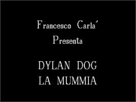 Title screen of Dylan Dog 5 - La Mummia on the Commodore Amiga.