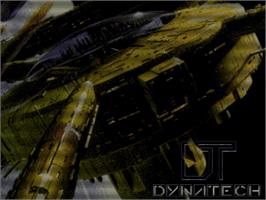 Title screen of Dynatech on the Commodore Amiga.