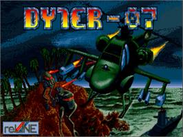 Title screen of Dyter-07 on the Commodore Amiga.