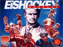 Title screen of Eishockey Manager on the Commodore Amiga.