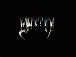 Title screen of Entity on the Commodore Amiga.