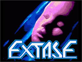 Title screen of Extase on the Commodore Amiga.
