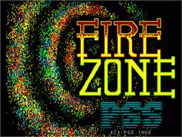 Title screen of Firezone on the Commodore Amiga.