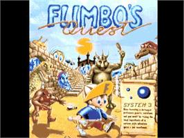 Title screen of Flimbo's Quest on the Commodore Amiga.