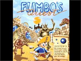 Title screen of Flimbo's Quest on the Commodore Amiga.