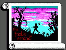 Title screen of Fool's Errand, The on the Commodore Amiga.