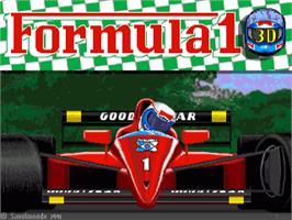 Title screen of Formula 1 3d on the Commodore Amiga.