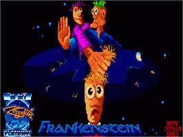 Title screen of Frankenstein on the Commodore Amiga.
