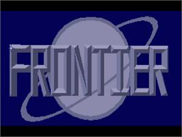 Title screen of Frontier - Elite 2 on the Commodore Amiga.