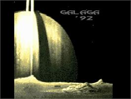 Title screen of Galaga '92 on the Commodore Amiga.