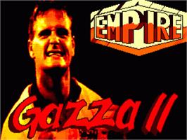Title screen of Gazza 2 on the Commodore Amiga.