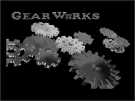 Title screen of Gear Works on the Commodore Amiga.