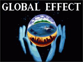 Title screen of Global Effect on the Commodore Amiga.