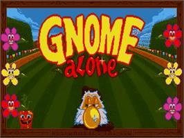 Title screen of Gnome Alone on the Commodore Amiga.