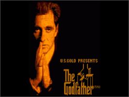 Title screen of Godfather, The on the Commodore Amiga.