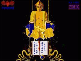 Title screen of Golden Path on the Commodore Amiga.