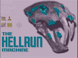 Title screen of Hellrun Machine, The on the Commodore Amiga.