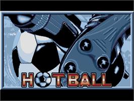 Title screen of Hotball on the Commodore Amiga.