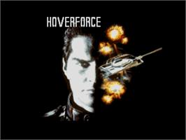 Title screen of Hover Force on the Commodore Amiga.