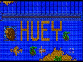 Title screen of Huey on the Commodore Amiga.