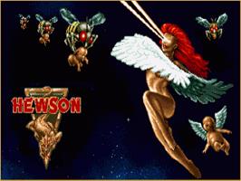 Title screen of Insects In Space on the Commodore Amiga.