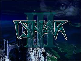 Title screen of Ishar 3: The Seven Gates of Infinity on the Commodore Amiga.