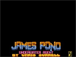 Title screen of James Pond on the Commodore Amiga.